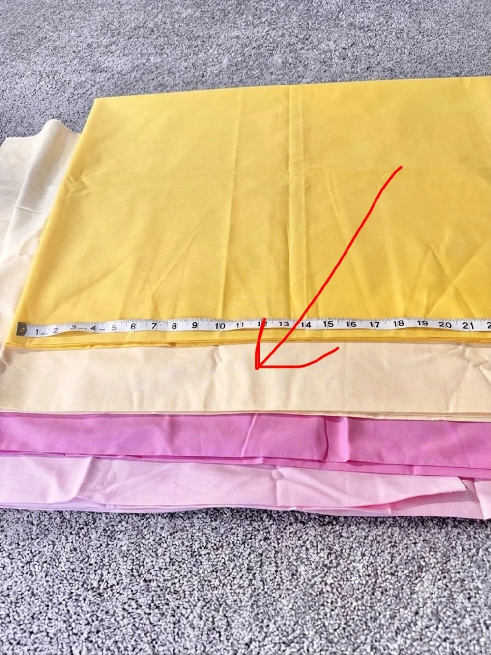 4 Yards Light yellow 100% Cotton fabric